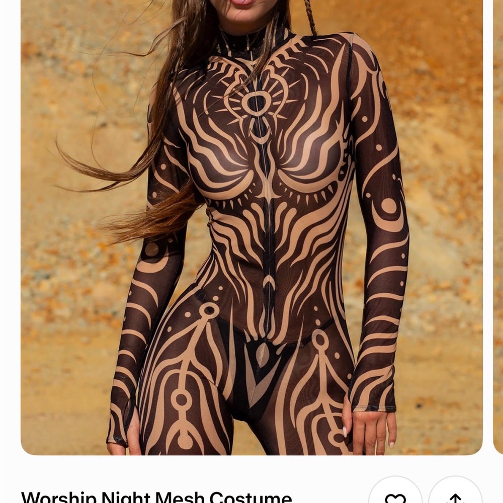 Stylish Black and Brown Jumpsuit - Picture 2 of 2